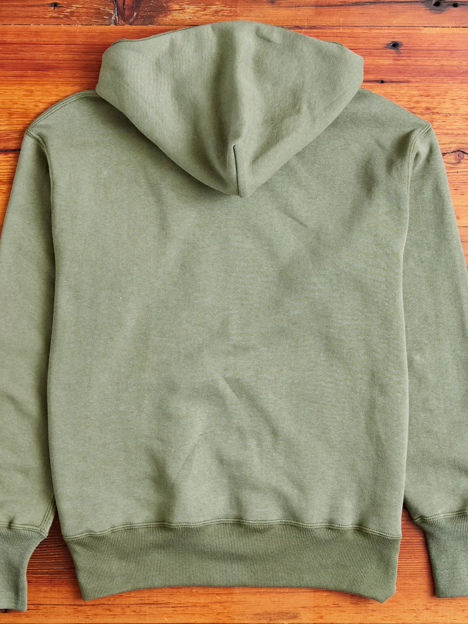 450 Loopwheel Hoodie in OD Green