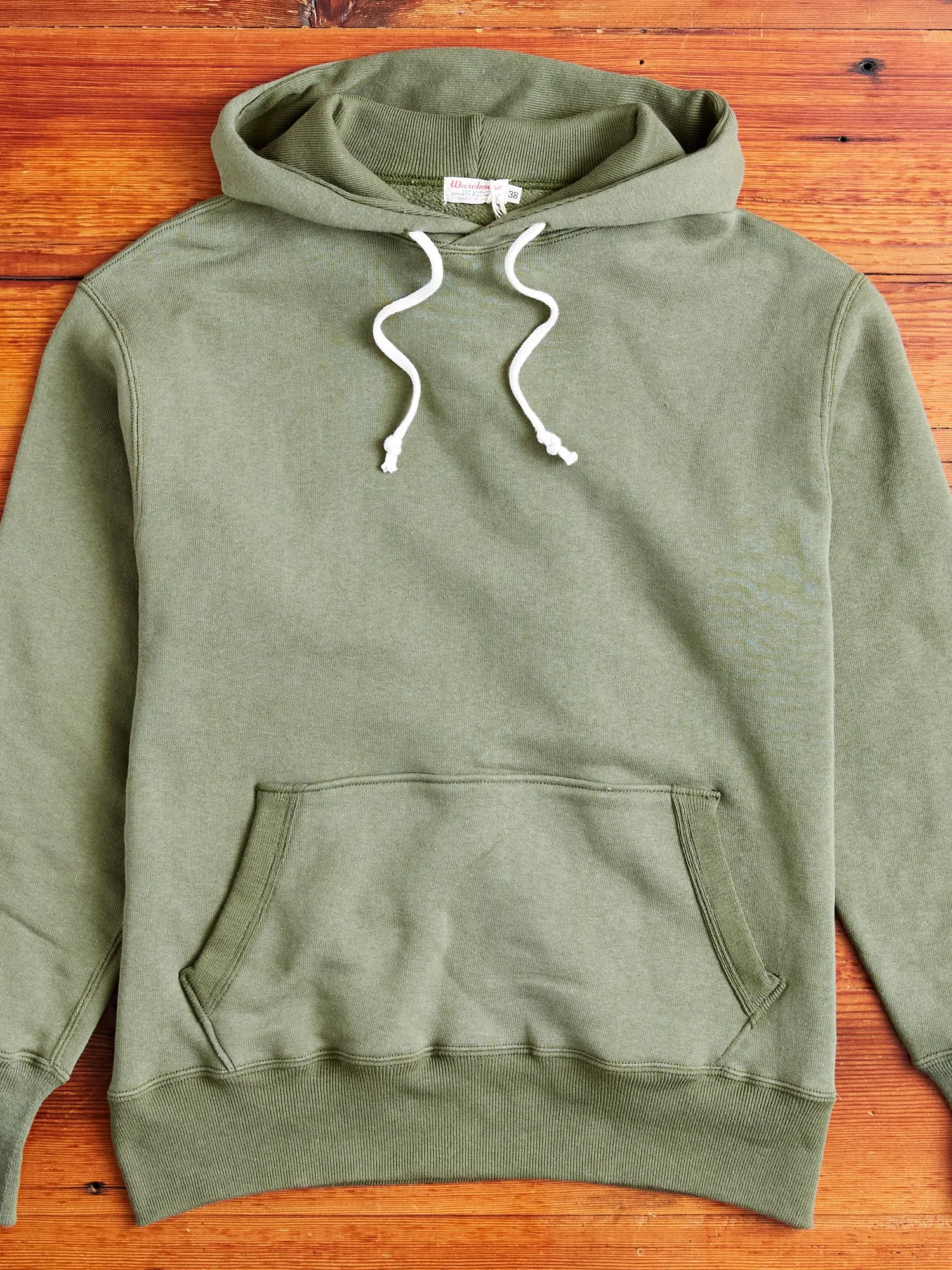 450 Loopwheel Hoodie in OD Green