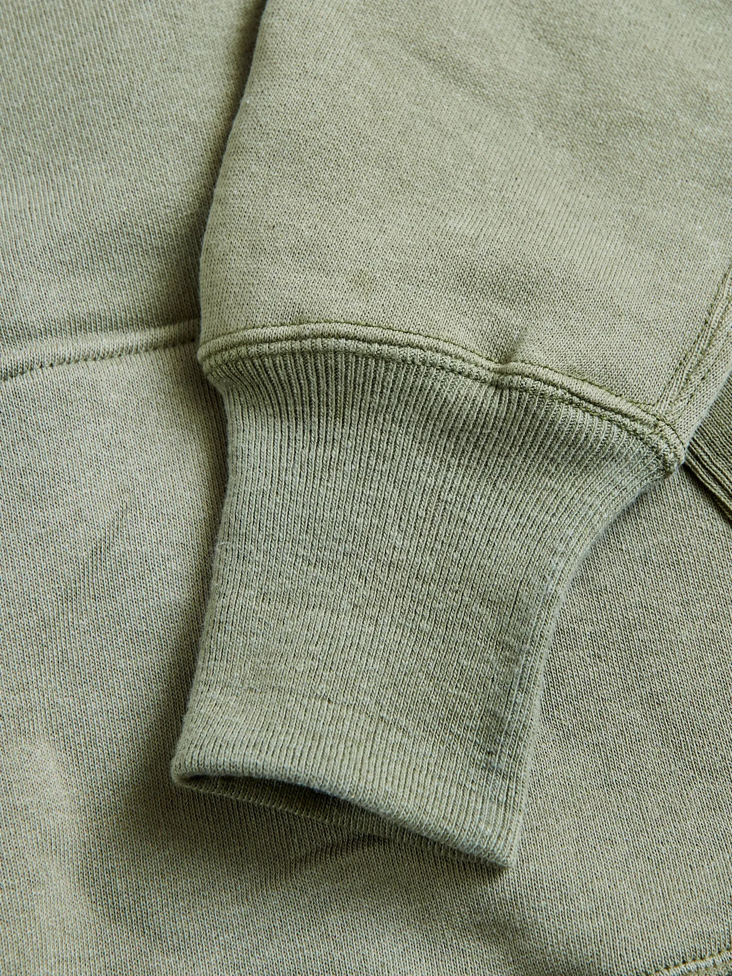 450 Loopwheel Hoodie in OD Green