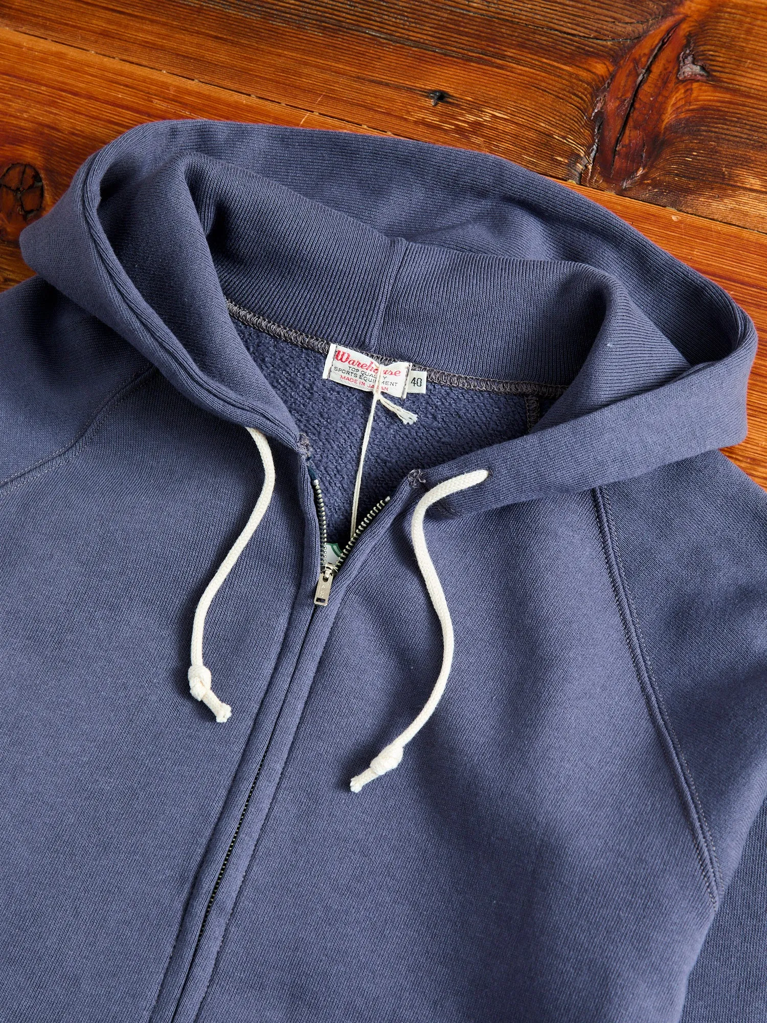 451 Loopwheel Zip Hoodie in Navy