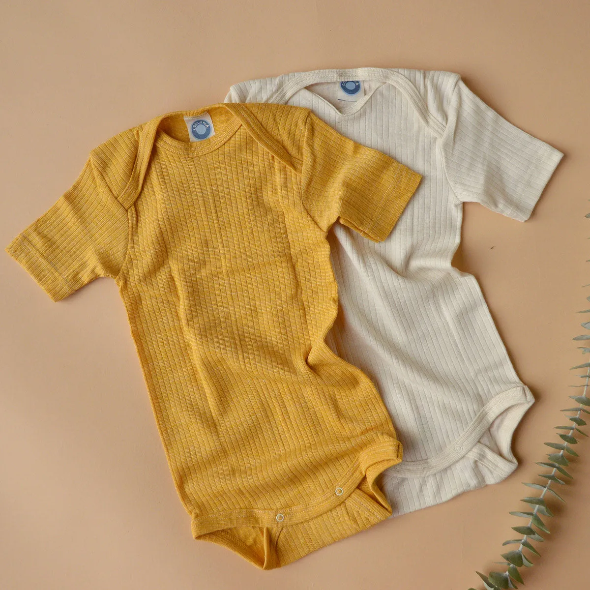 Baby Body Short Sleeve - Organic Cotton/Merino/Silk (0-3y)