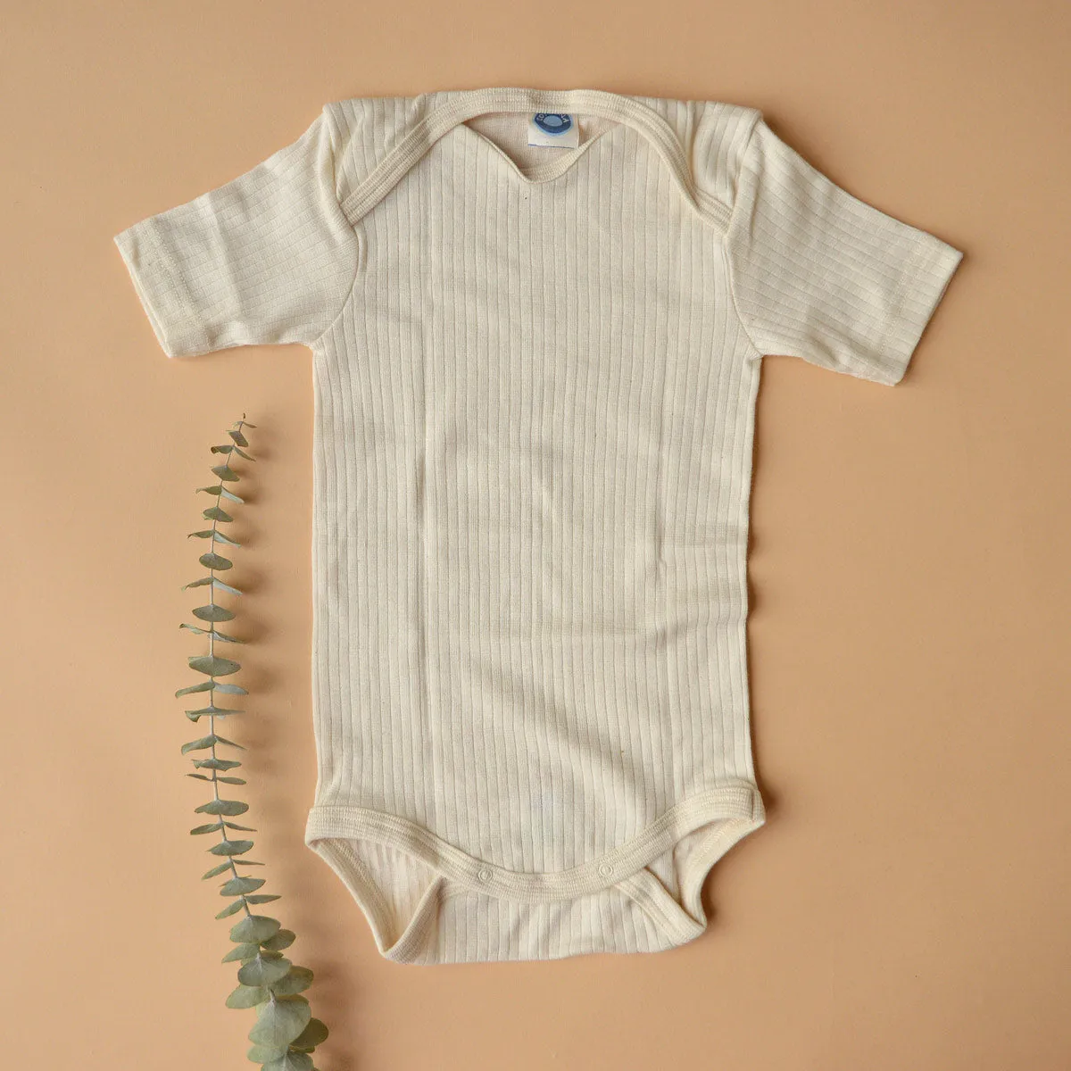 Baby Body Short Sleeve - Organic Cotton/Merino/Silk (0-3y)