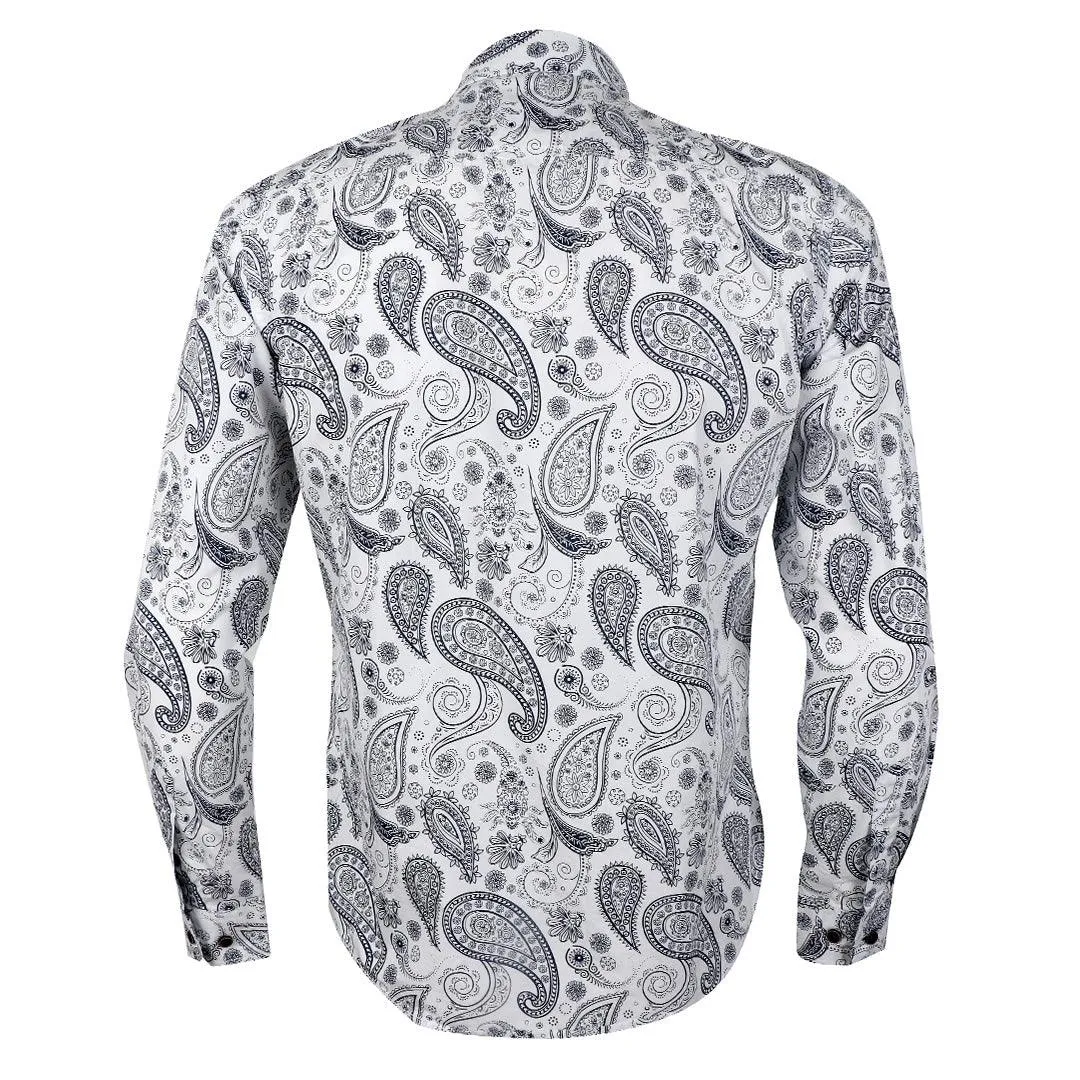 Badgley New York City Quality Finest Long Sleeve Shirt-White