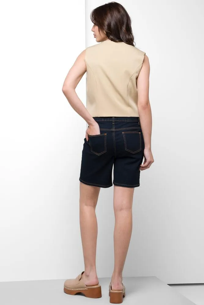 Bermuda Denim Shorts Dark Blue