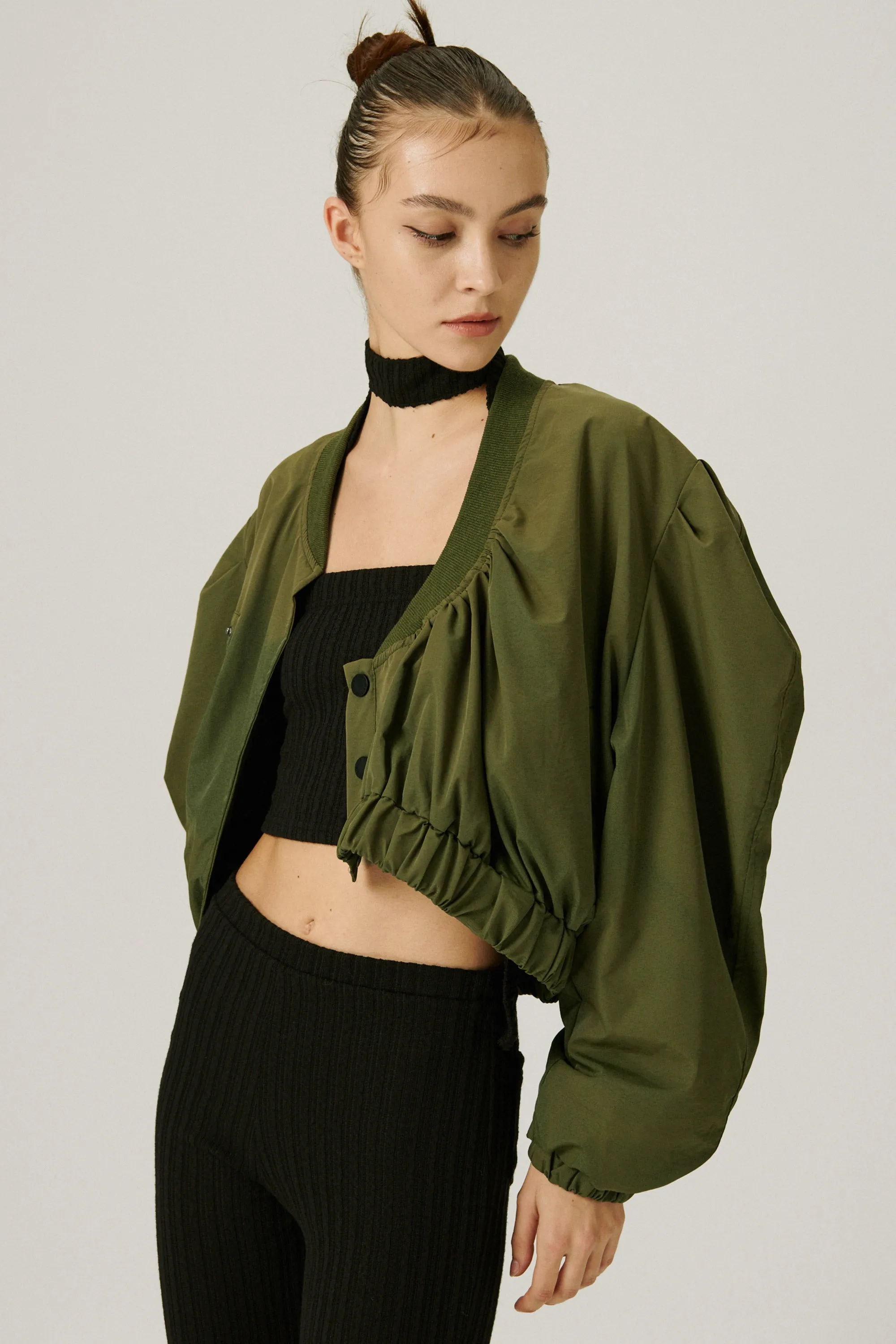 Birdie Asymmetric Crop Jacket