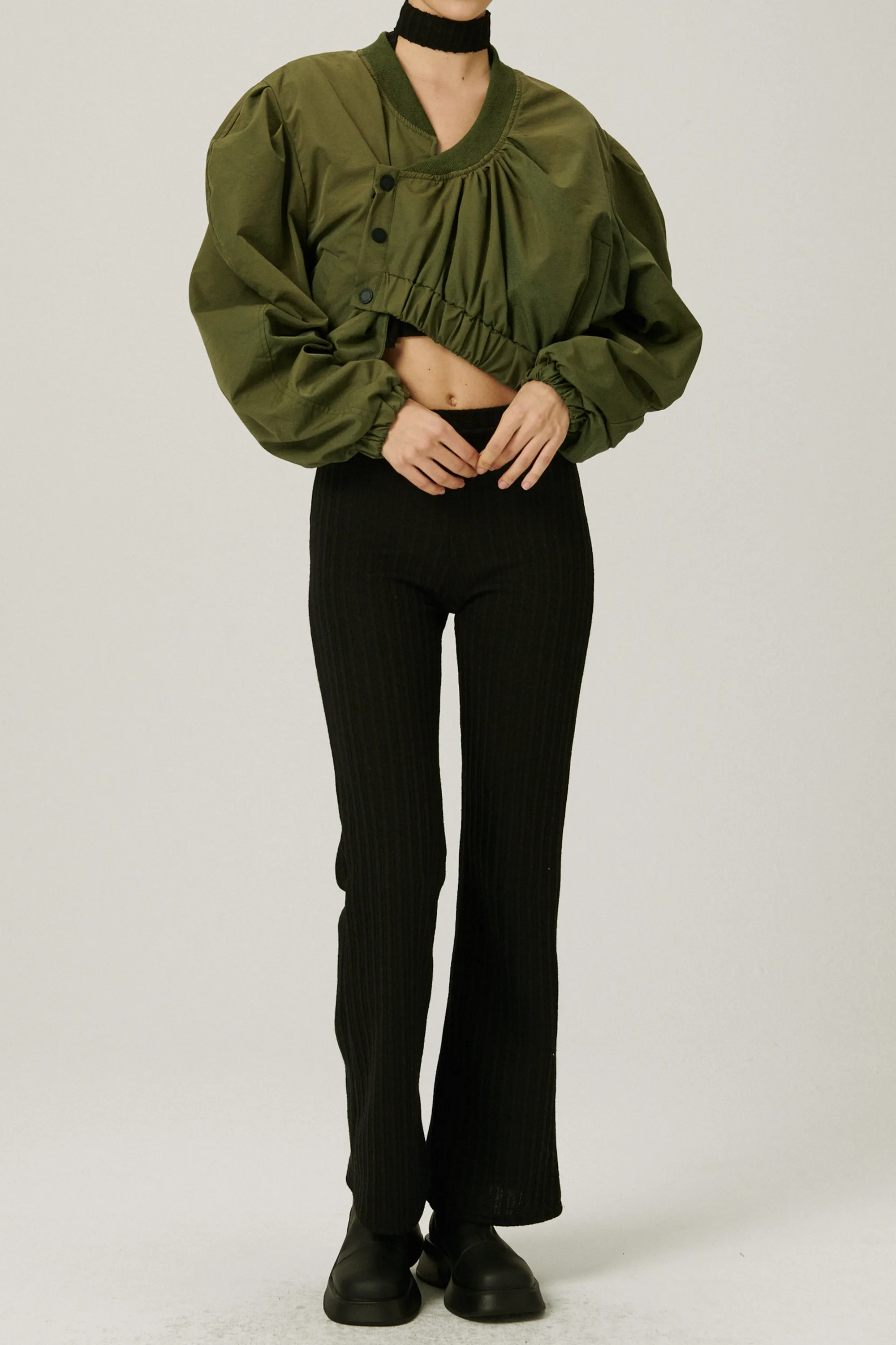 Birdie Asymmetric Crop Jacket