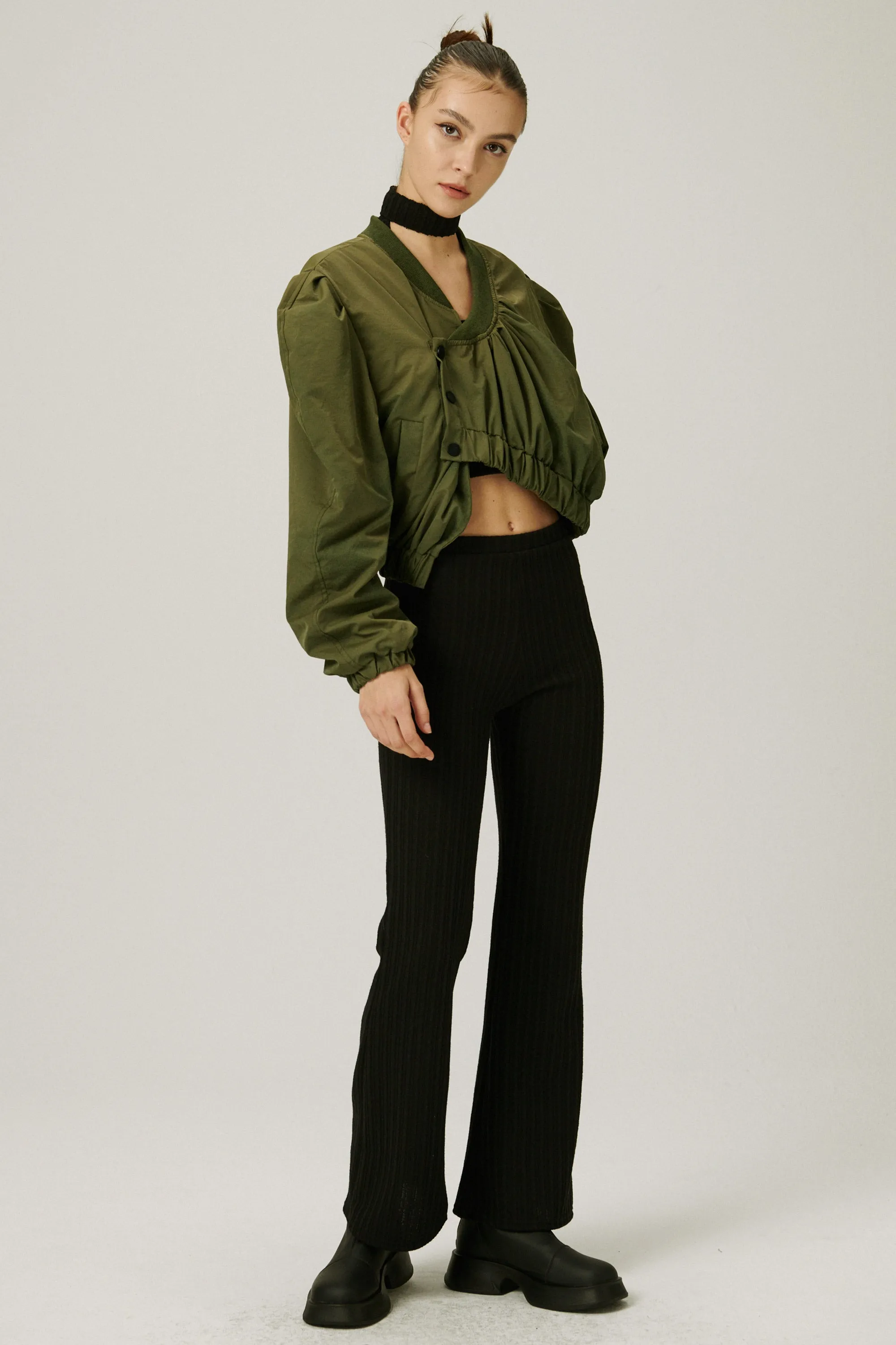 Birdie Asymmetric Crop Jacket