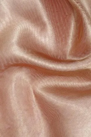 Burgundy Gold Metallic Organza Fabric