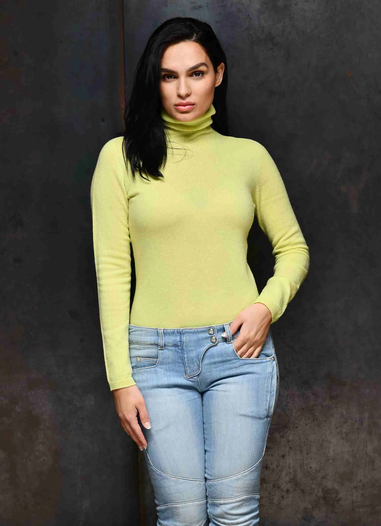 Courmayeur pure Italian cashmere turtleneck