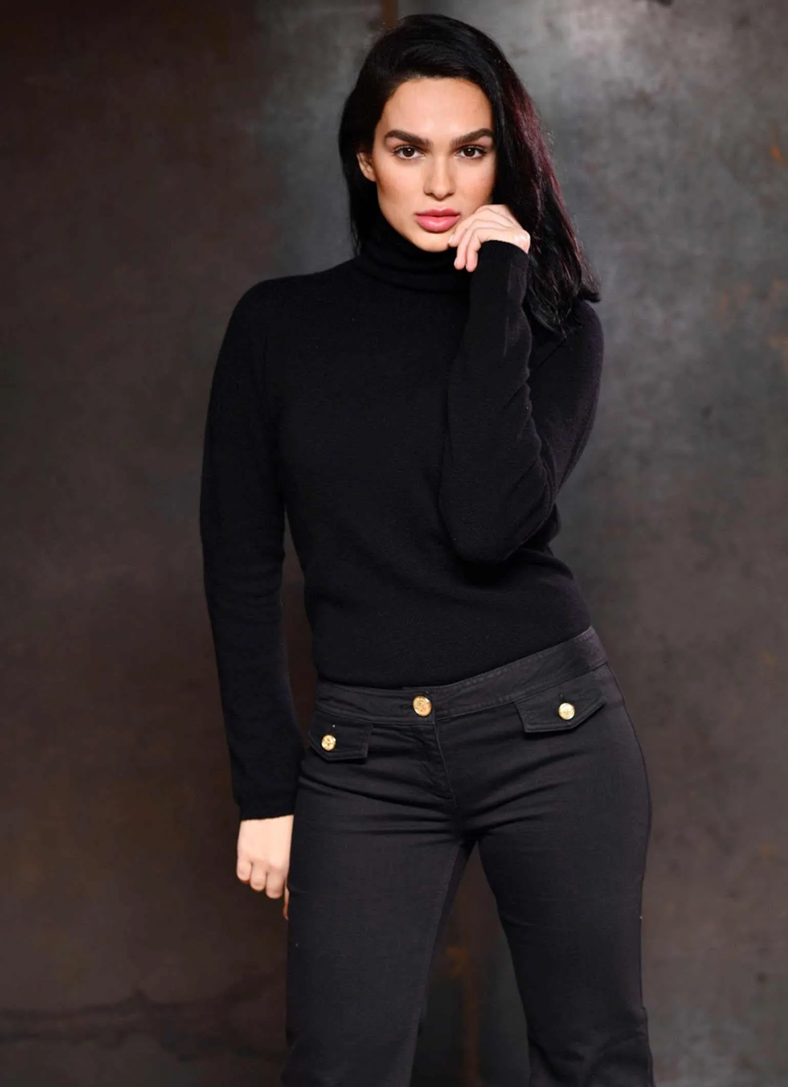 Courmayeur pure Italian cashmere turtleneck