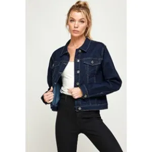 Denim Jacket - Dark Wash - #1679-1682