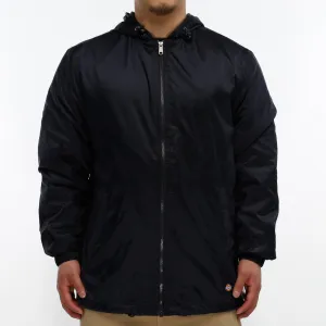 Dickies Fleece Lined Hooded Nylon Jacket - Dark Navy