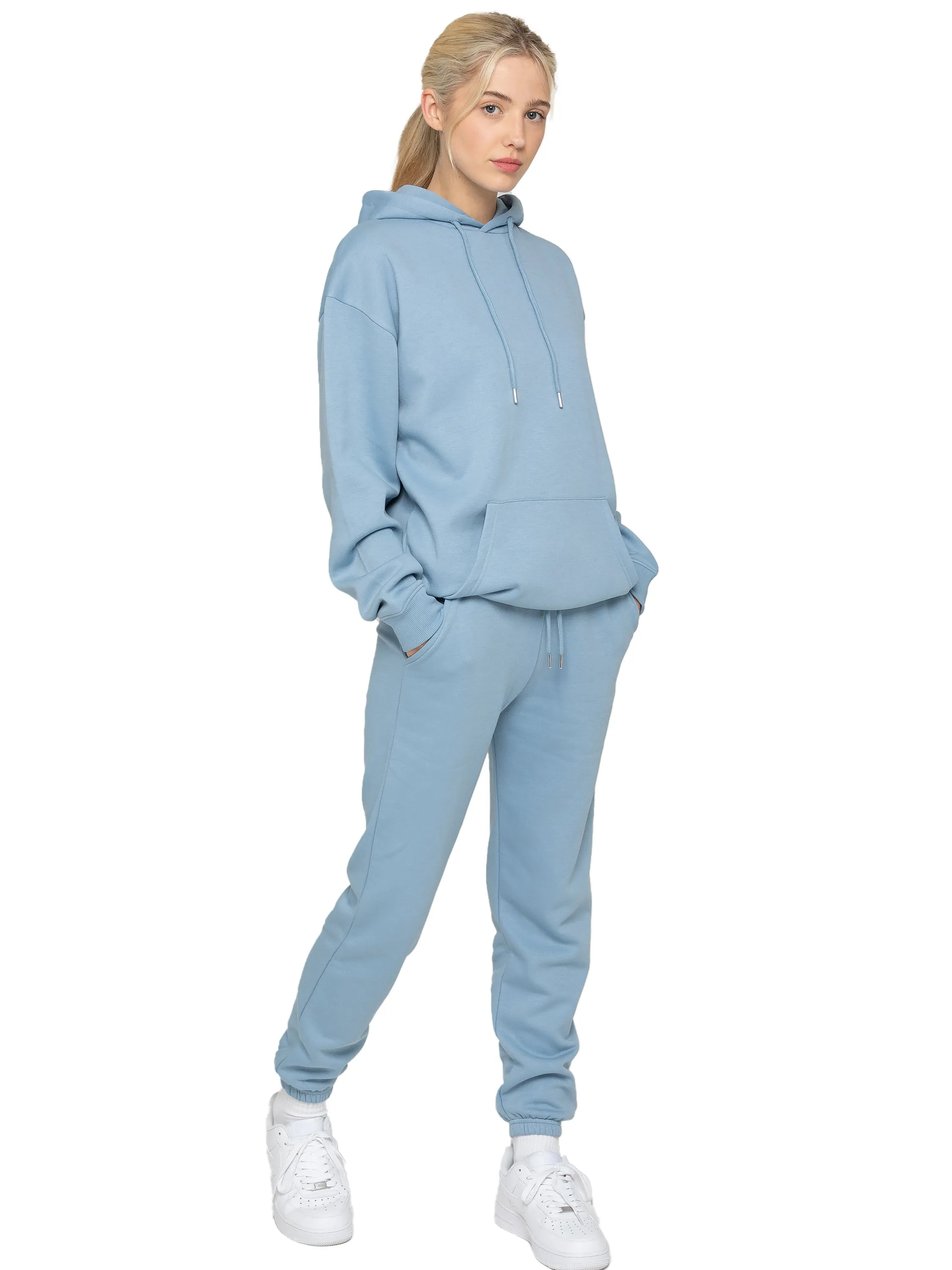 Enzo | Womens Oversized Pullover Hoodie Tracksuit Set