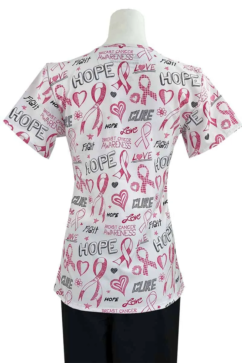 Essentials Women's Breast Cancer Awareness Print Top | BC Jett