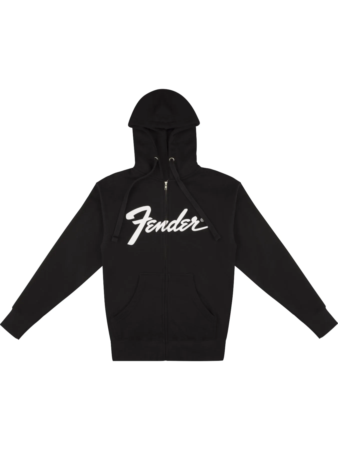 Fender Fender Transition Logo Zip Front Hoodie, Black, Large