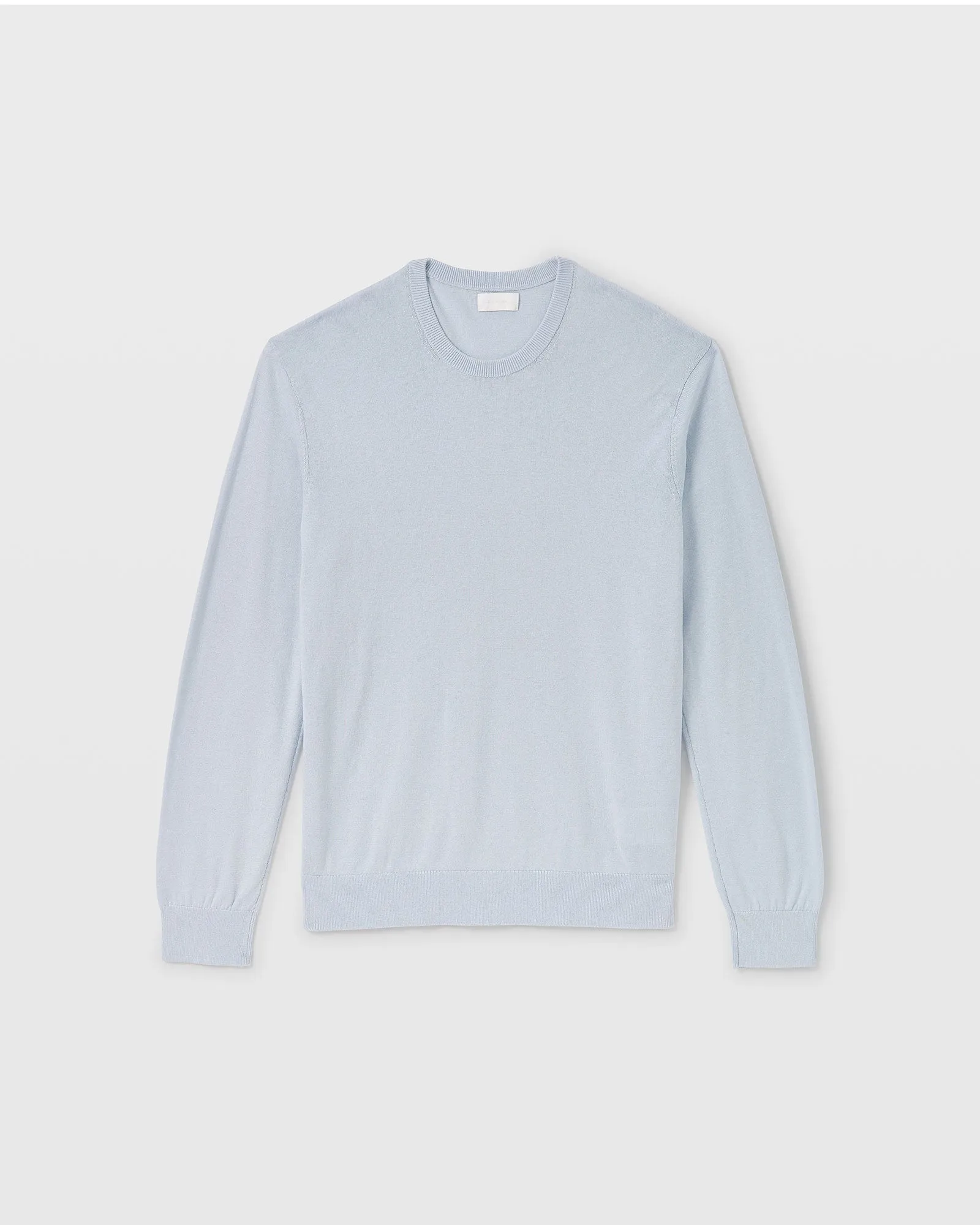 Fine Gauge Silk Blend Crewneck