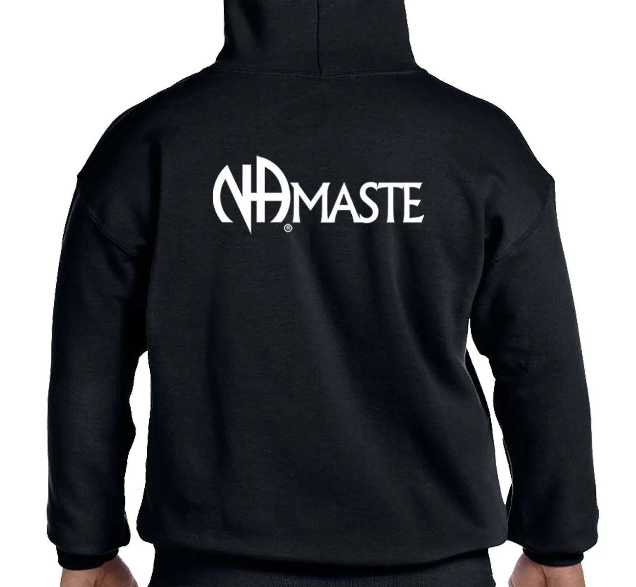 Hoodie - NAMASTE - Black