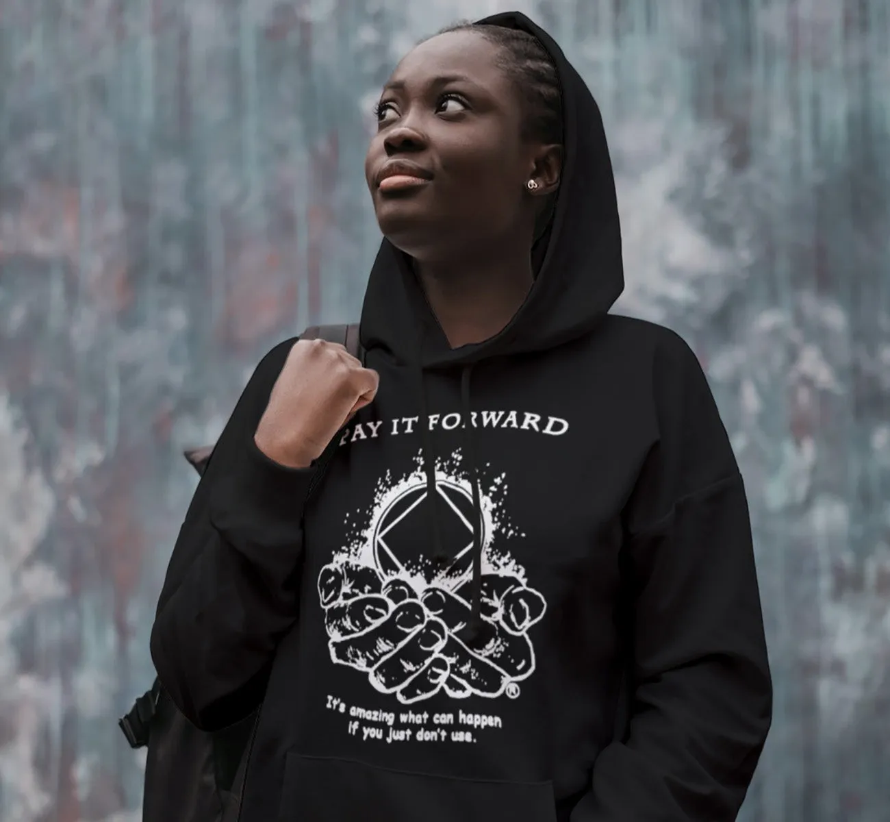 Hoodie - Pay It Forward - Black