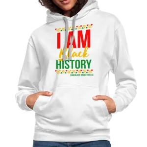 I Am Black History Unisex Contrast Hoodie