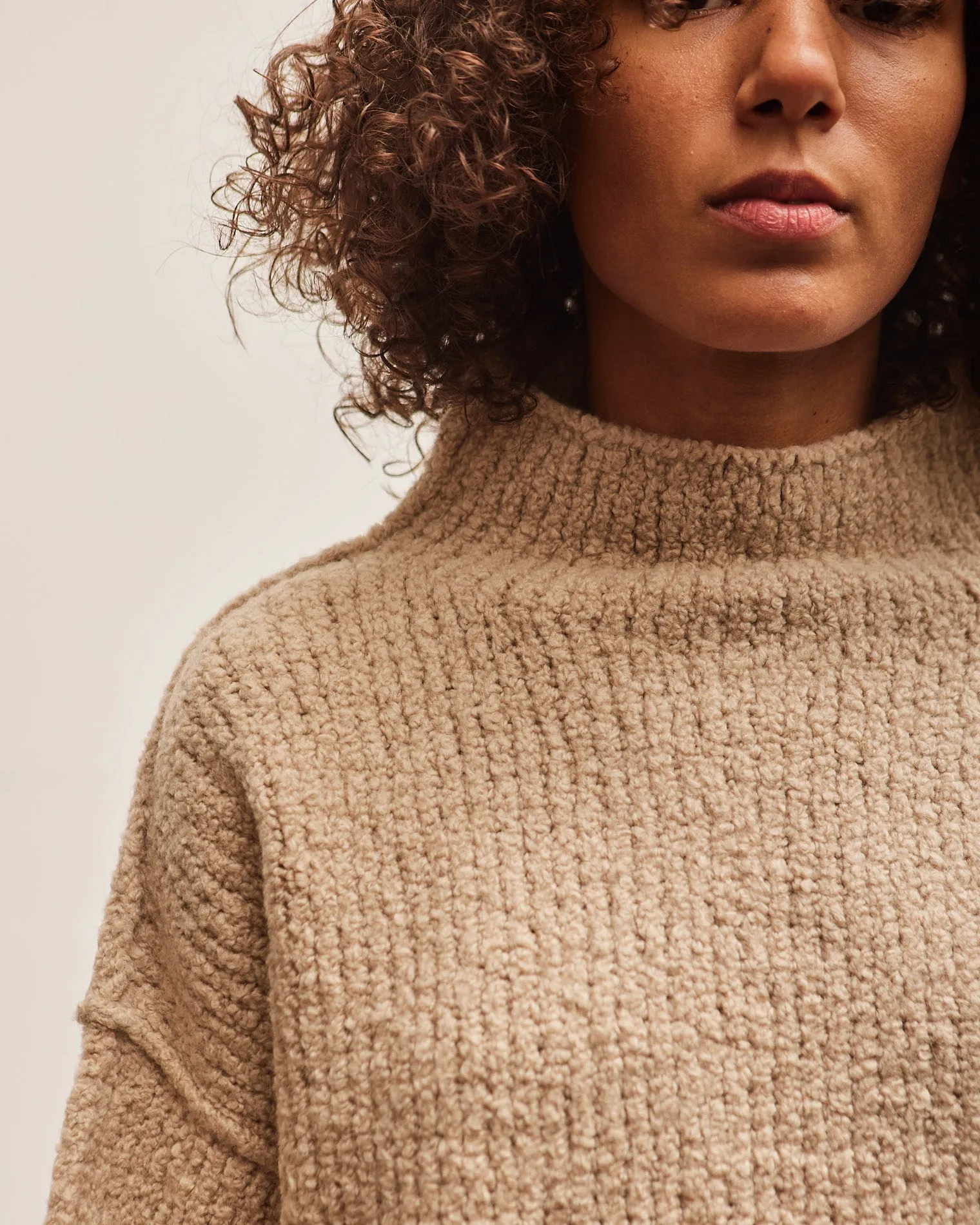 Lauren Manoogian Raw Turtleneck, Antique