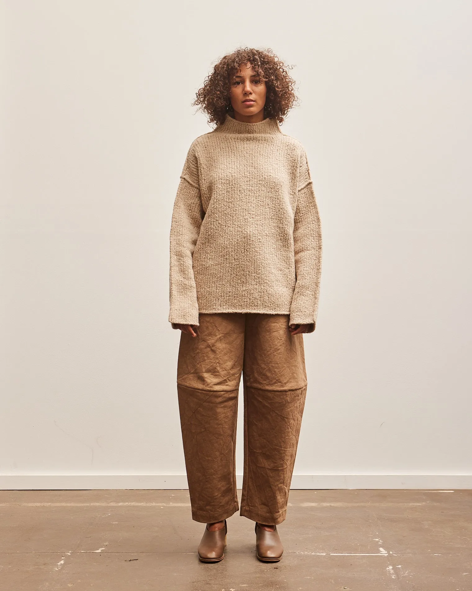 Lauren Manoogian Raw Turtleneck, Antique