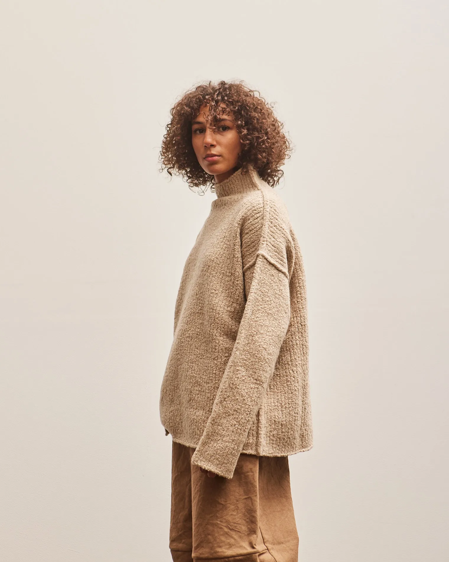 Lauren Manoogian Raw Turtleneck, Antique