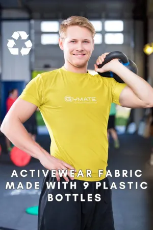 Mens Activewear Recycled T shirts From Plastic Bottles