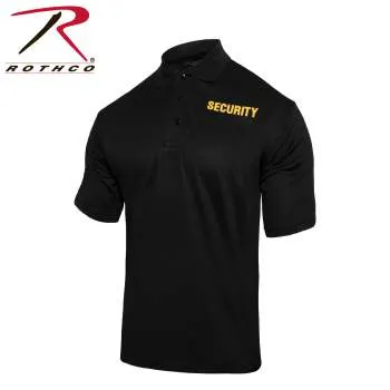 Moisture Wicking Security Polo Shirt