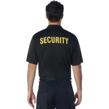 Moisture Wicking Security Polo Shirt