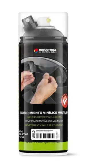 MTN Industrial Vinyl Coating Spray - Metallic Black