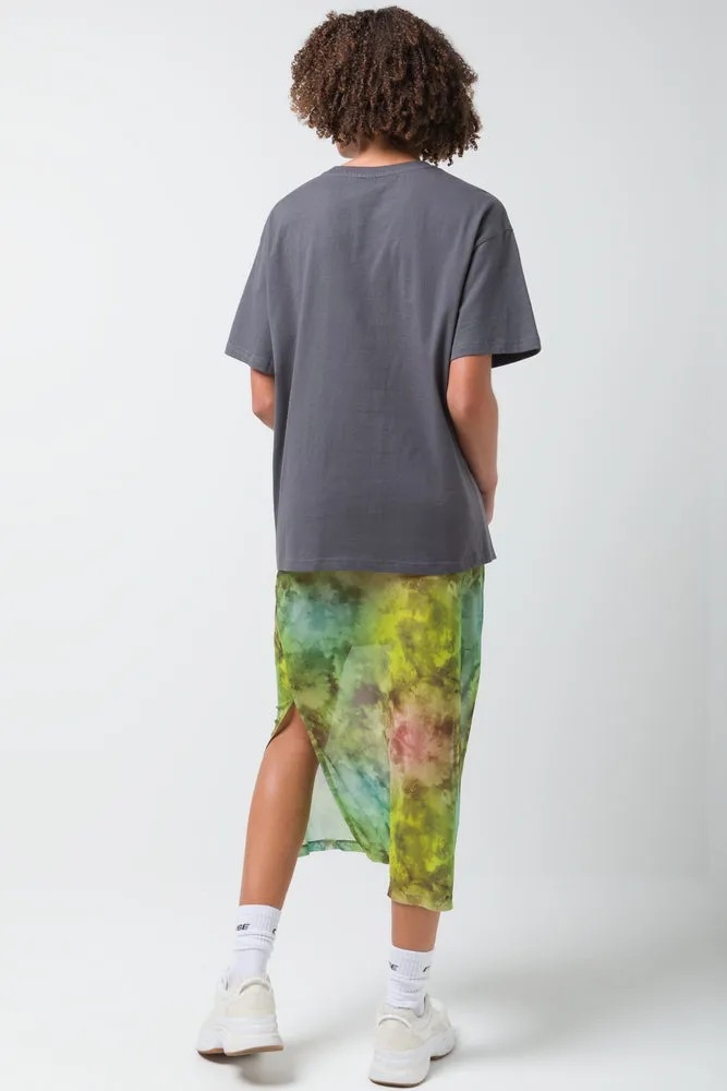 Oversized Graphic T-Shirt Dark Grey