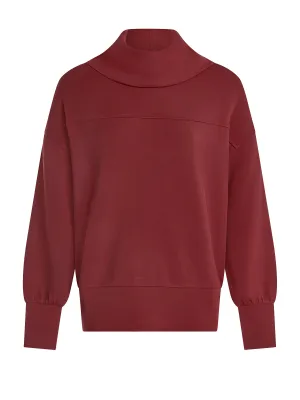 Russett Brown Priya Longline Sweatshirt