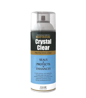 Rust-Oleum Crystal Clear Protective Coat - 400ml Aerosol