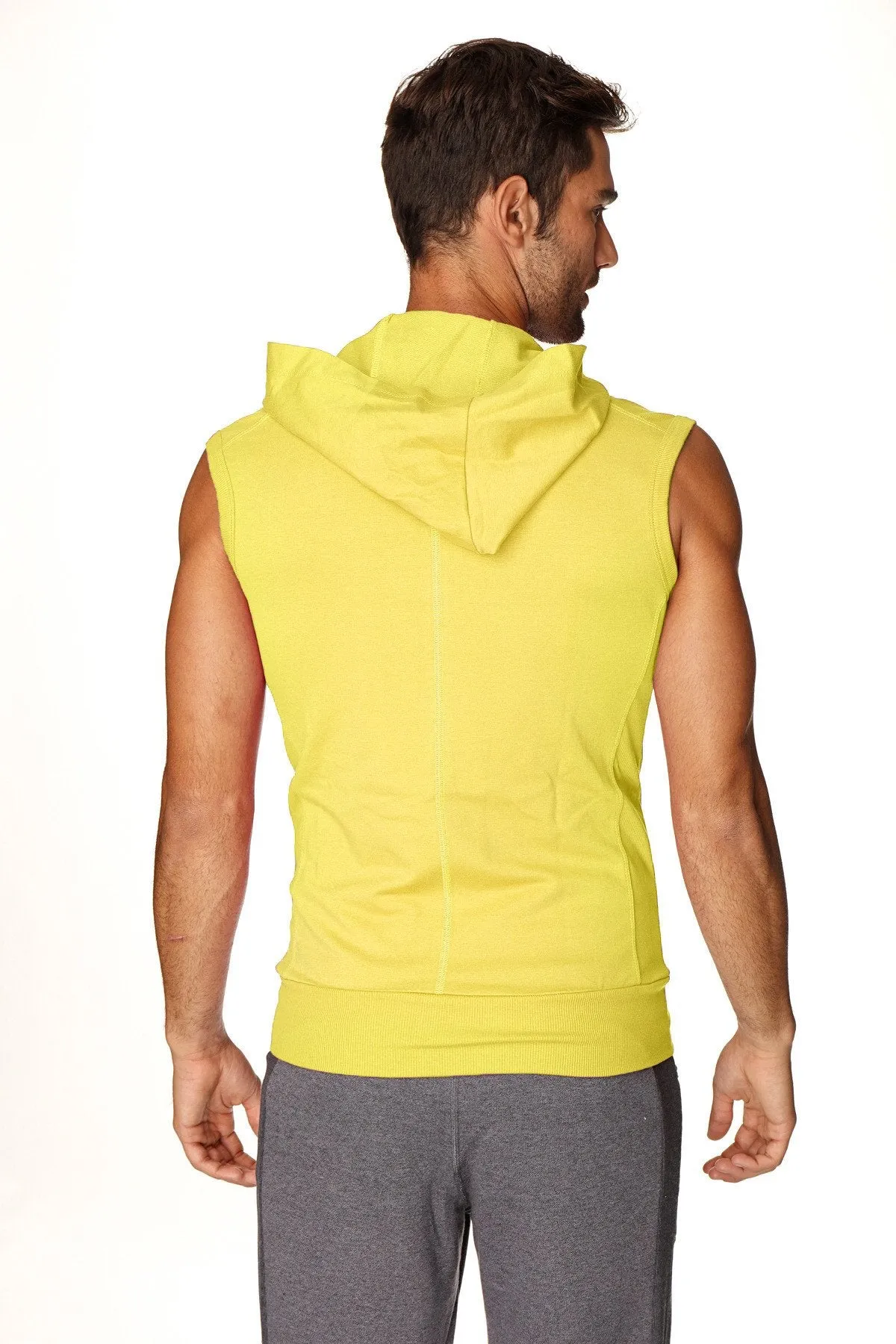 Sleeveless Yoga Hoodie (Tropic Yellow)