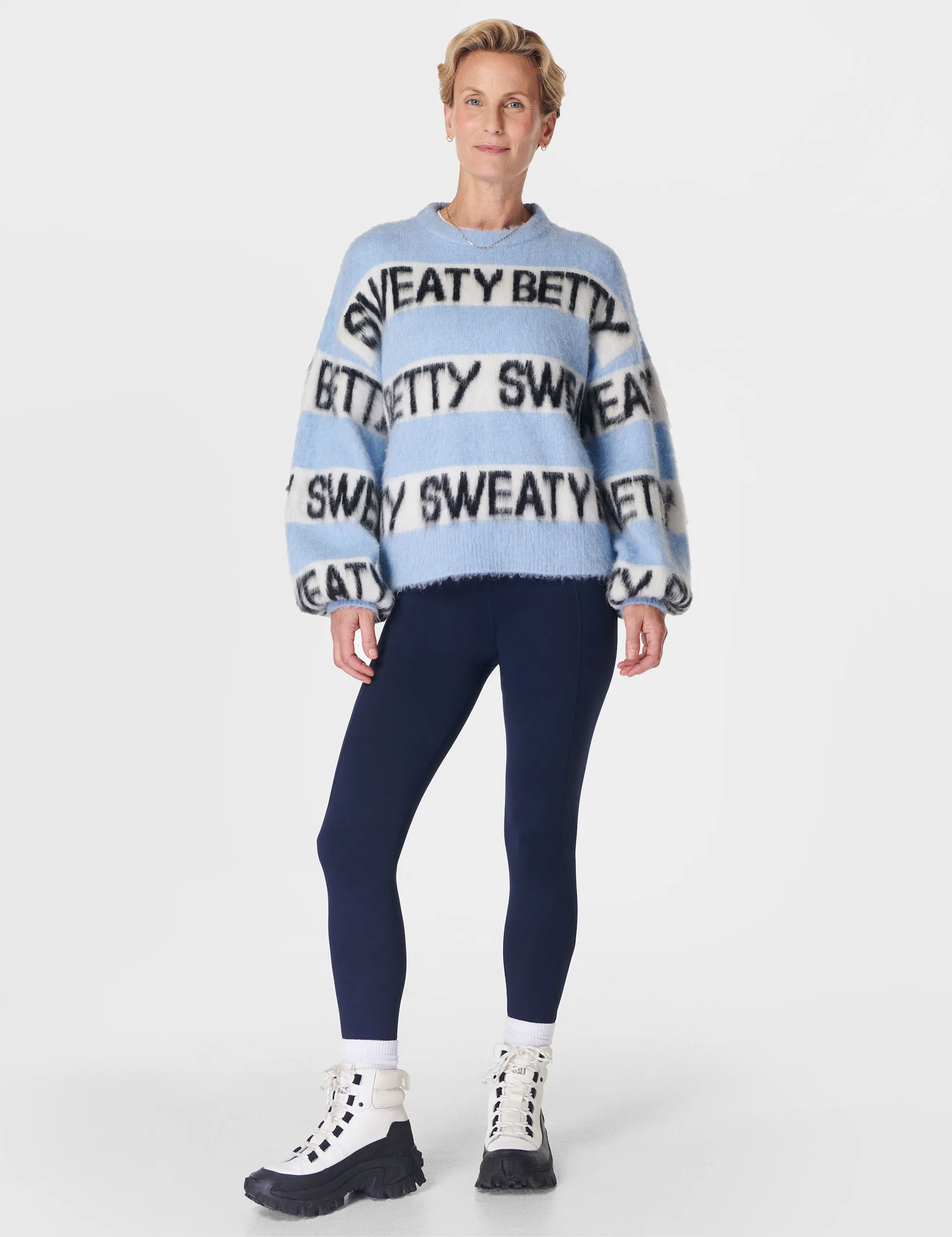 Sweaty Betty Knit Jumper - Breeze Blue