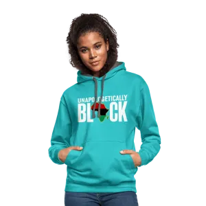 Unapologetically Black RBG Unisex Contrast Hoodie