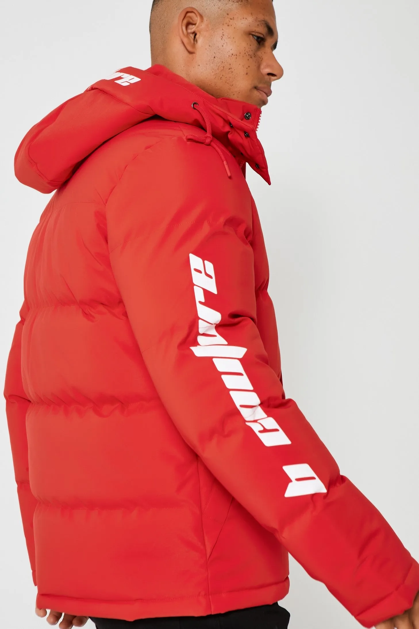 Upminster Puffer Jacket - Red