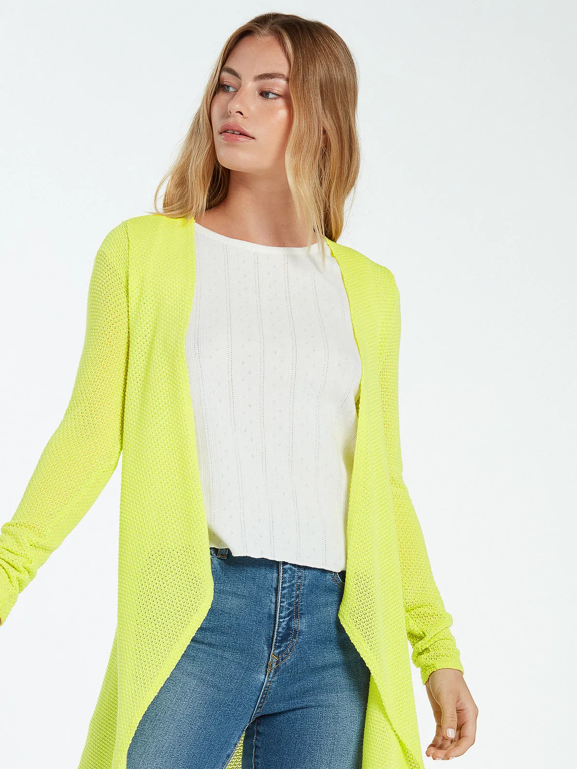 Volcom Go Go Wrap Sweater-Lime