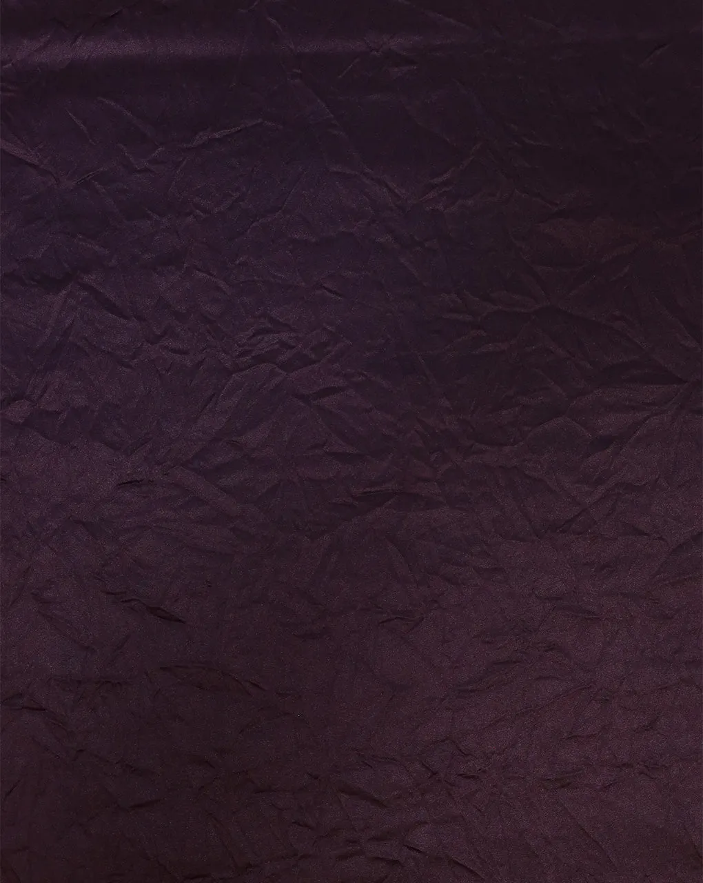 WINE CRUSHED POLYESTER SATIN FABRIC